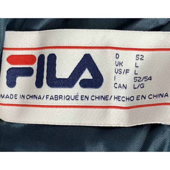 NWT FILA Men’s L Vostok Puffa Puffer Jacket Full Zip AOP Hooded F22UASM1 933 - Picture 12 of 16